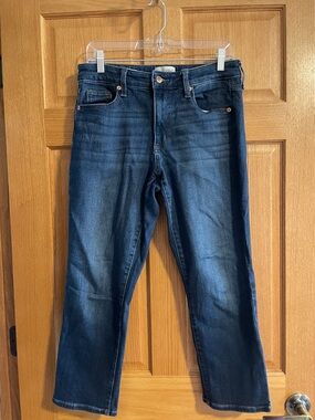 Universal Thread Women's High-Rise Dark Blue Straight Jeans